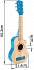 Музыкальная игрушка Гитара, цвет - голубая лагуна  - миниатюра №4